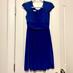 Beautiful Royal Blue Evan Picone Dress Size 4